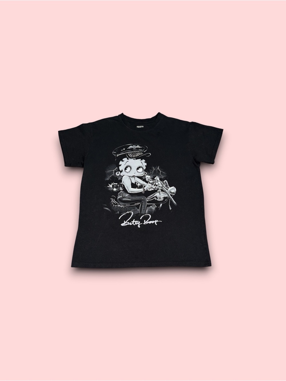 Betty Boop Brisco Brands Harley Davidson t-shirt black mens medium